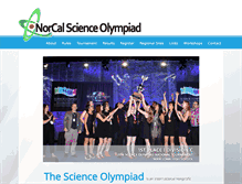 Tablet Screenshot of norcalscienceolympiad.com